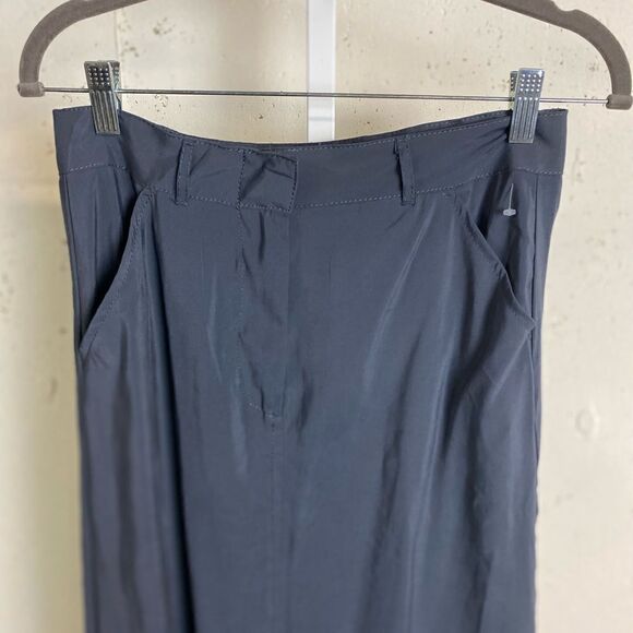 #308 MAX STUDIO High Slit Rayon Maxi Skirt - Picture 7 of 10